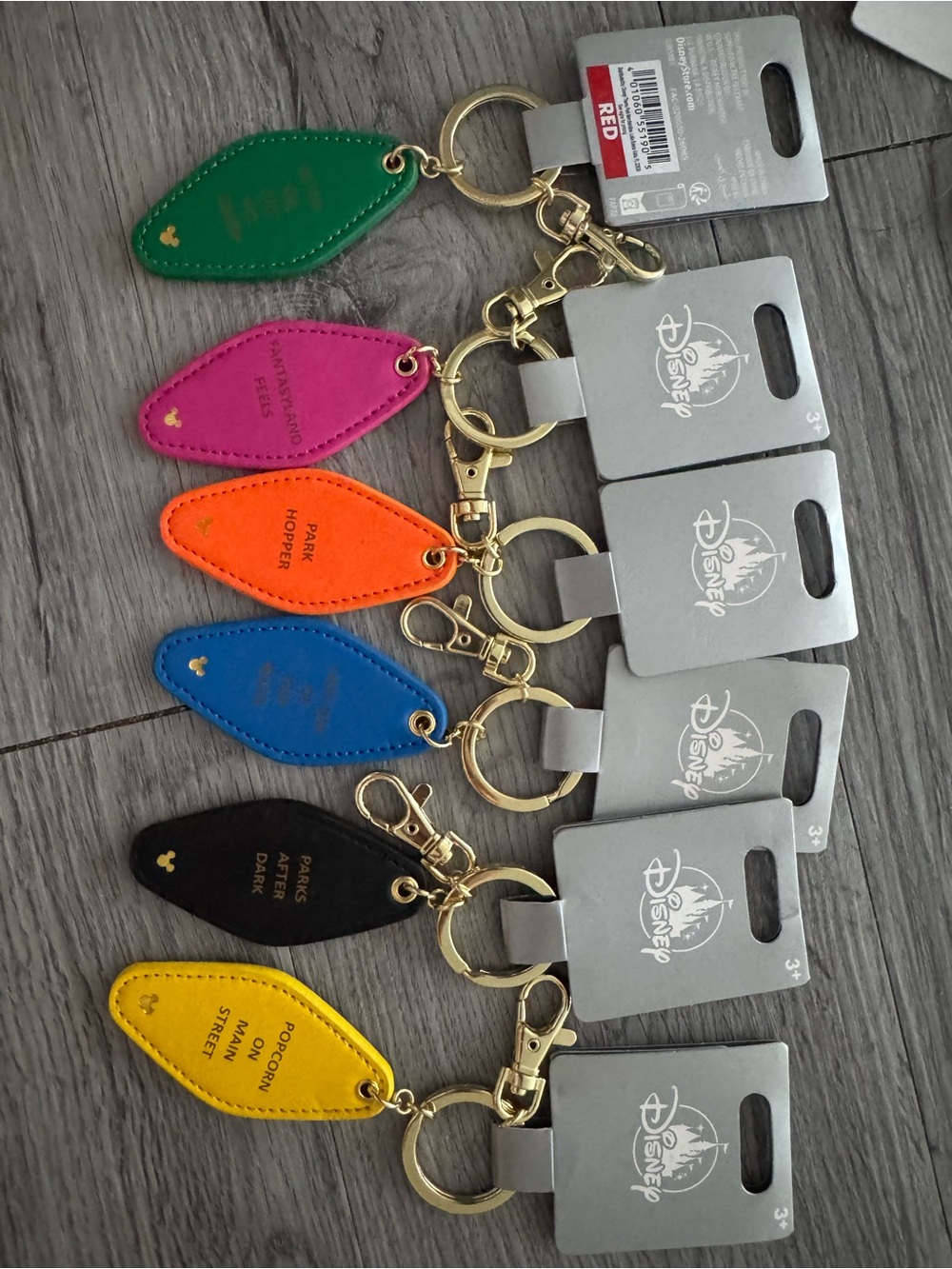 Disney Colors Collection Keychains - Picture 2 of 2